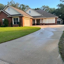 Algae-covered-brick-and-tire-mark-driveway-in-Fort-WaltonFL 12