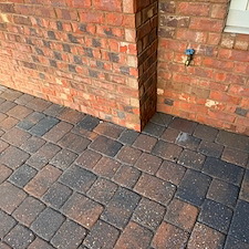 Algae-covered-brick-and-tire-mark-driveway-in-Fort-WaltonFL 6