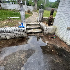 Heavily-soiled-driveway-patio-and-house-in-Cantonment-Fl 6